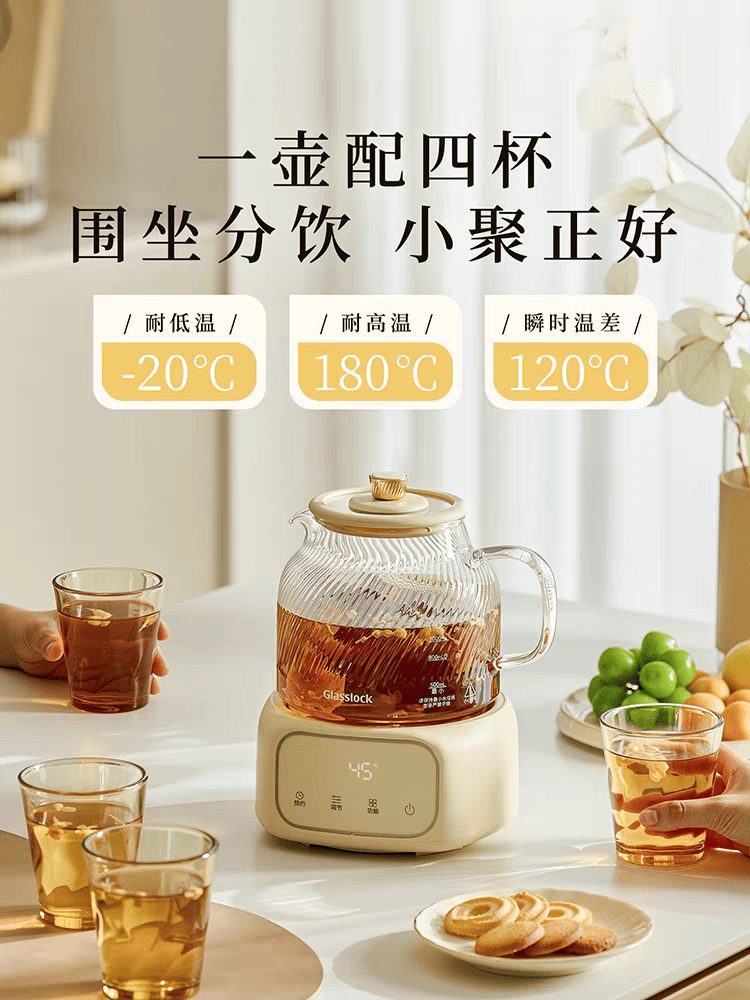 Glasslock养生壶(一壶四杯)详情图