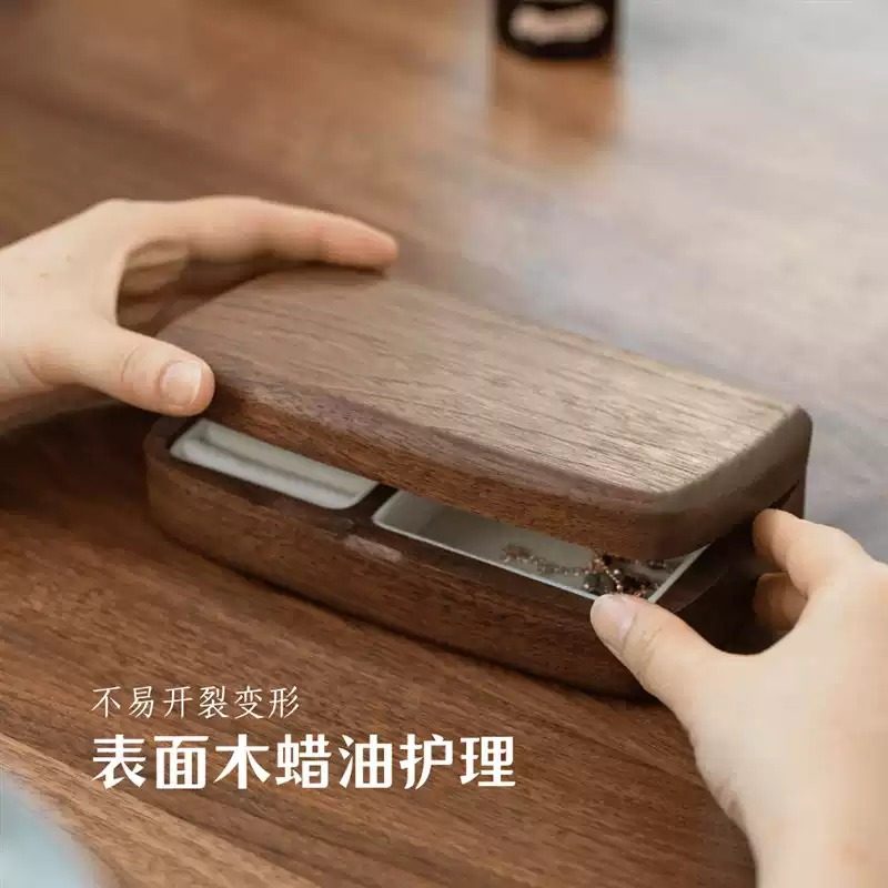 黑胡桃木首饰盒详情图