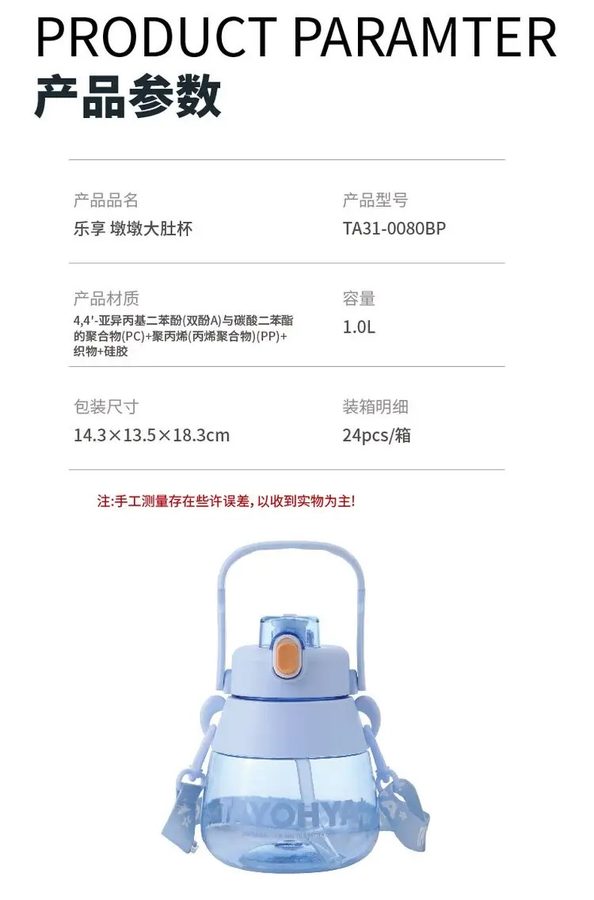 乐享墩墩大肚杯详情图