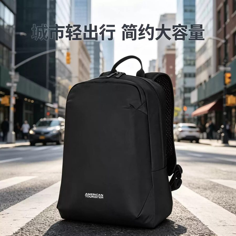 美旅双肩包详情图