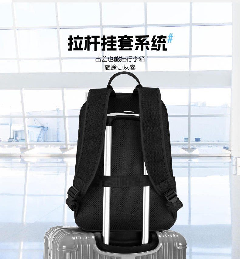美旅双肩包详情图
